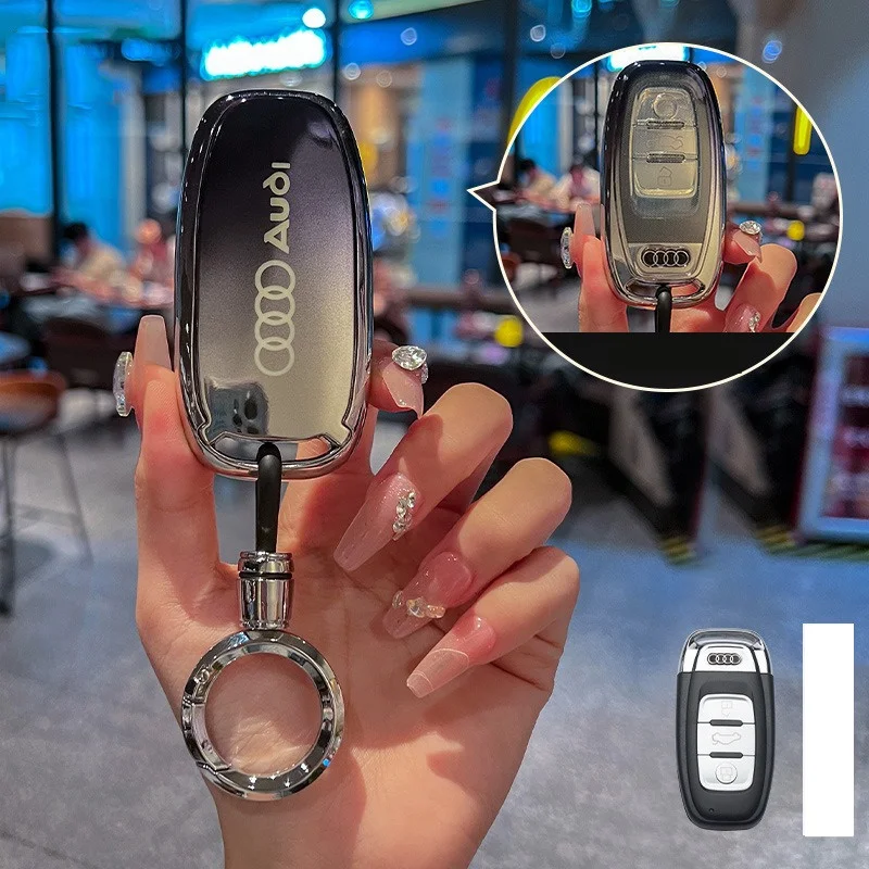 Key Case Cover Car Remote Key Case Shell For Audi A1 A3 8V A4 B8 B9 A5 A6 C7 A7 A8 Q3 Q5 Q7 S4 S6 S7 S8 R8 TT