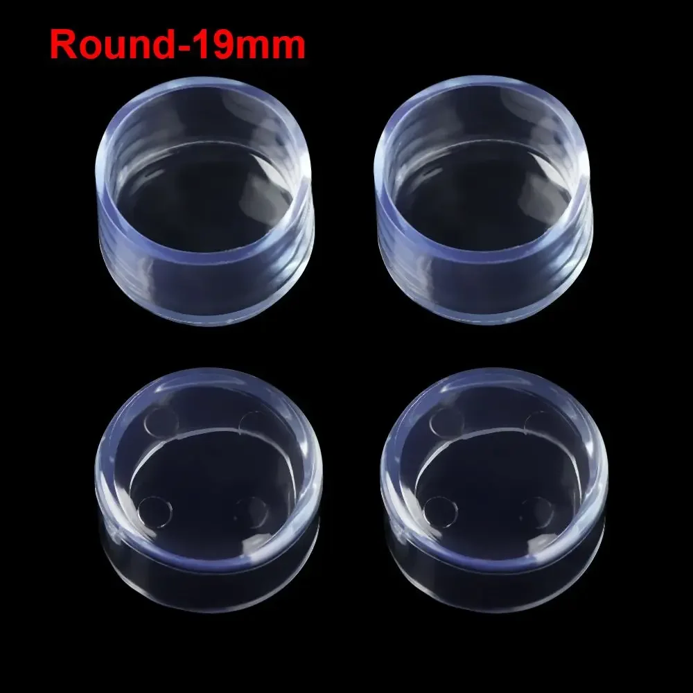 Set of 4 Rubber Chair Leg Protectors - Floor Safeguarding Pads and Dust Covers