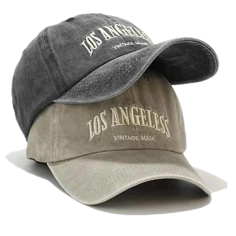 New Fashion Cotton Cap For Women Letter Embroidery Kpop Baseball Cap Female Adjustable Hat Casual Leisure Streetwear Hat