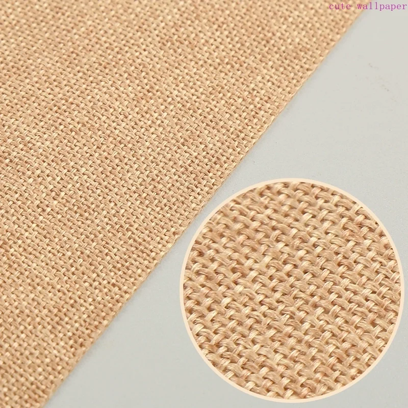 

Льняные обои Grasscloth, съемная рельефная настенная наклейка, самоклеящаяся комнатная Настенная Декорация