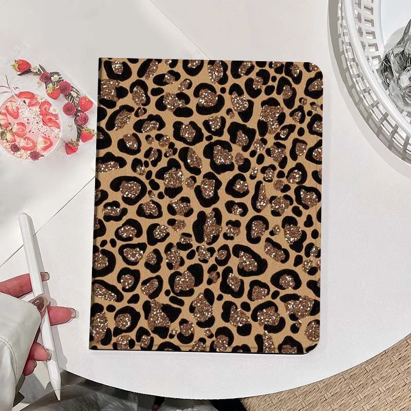 Golden Leopard Pattern Gift Tablet Case