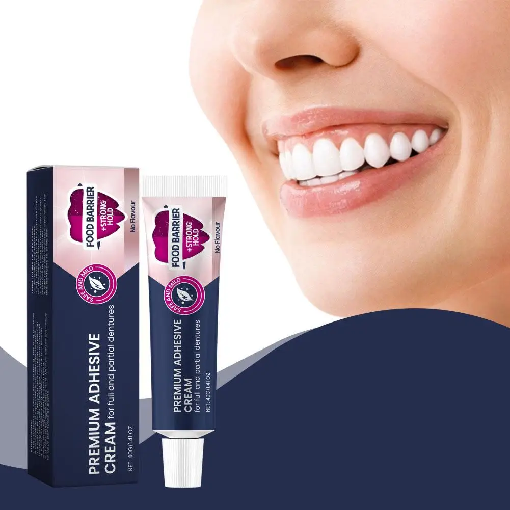 Denture Adhesive Cream Extra Strong Hold For Secure Comfort_voghion.com