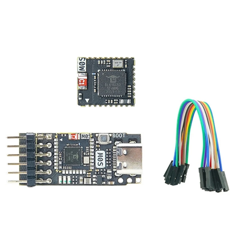 

Sipeed M0S Dock tinyML Development Board RISC-V Module WIFI6 Low-power DSP Acceleration 10x11mm Tiny Board