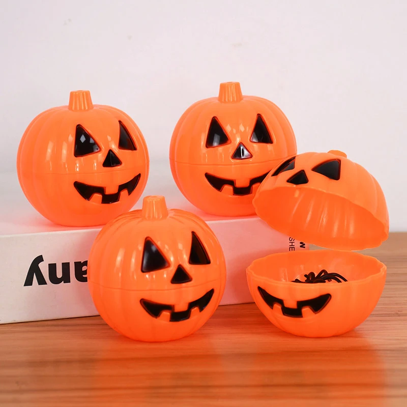 Wind Vlek beweeglijkheid 6Pcs Halloween Pompoen Bonbondoos Openen Pompoen Gift Verpakking Bag  Halloween Party Decoratie Kids Truc Of Behandelen Gunsten| | - AliExpress