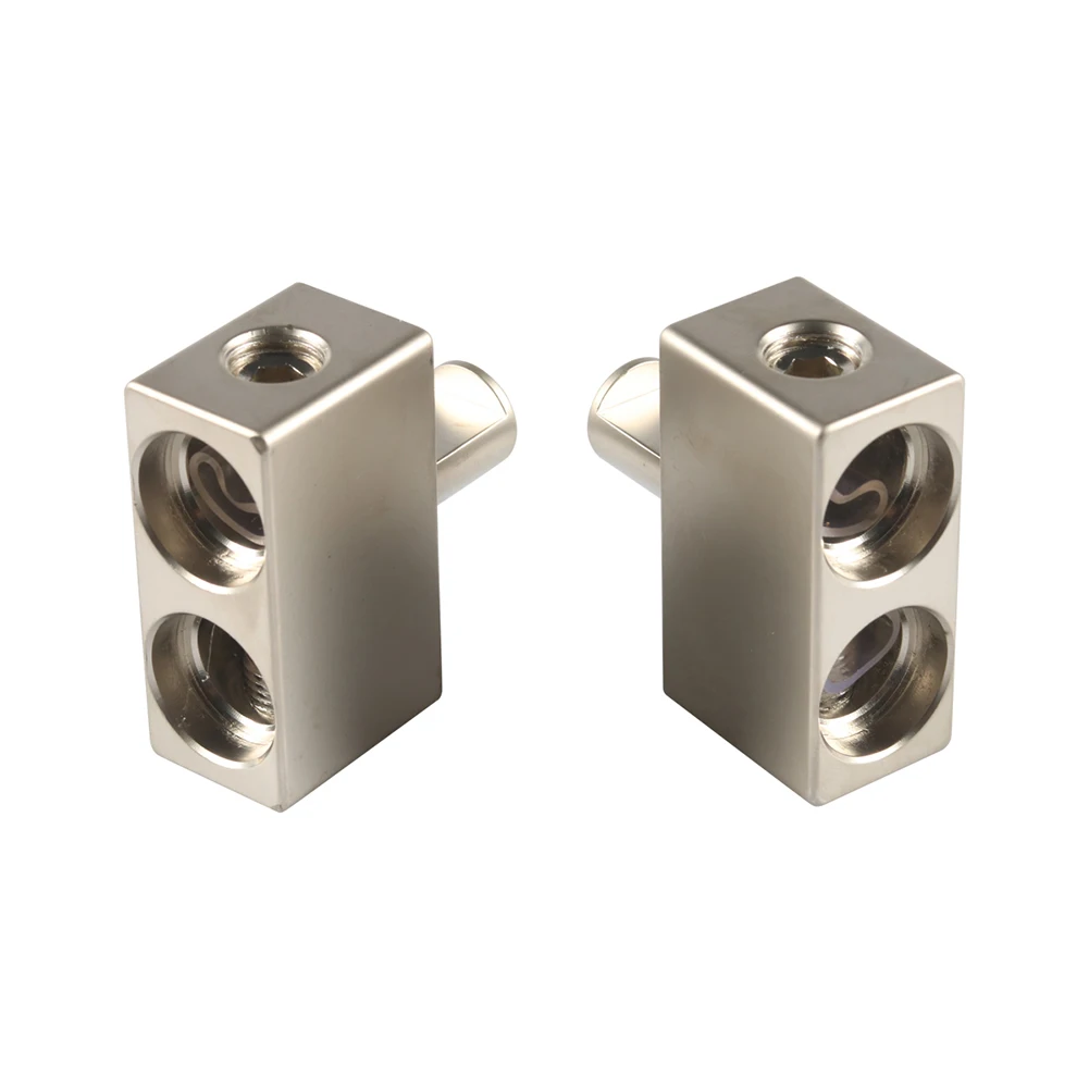 

Reliable 1Pair Dual 10 Gauge to 10 Gauge Input Car Audio Terminal Connector Anti Corrosion and Suitable for Most Cars