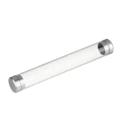 Refillable Transparent Graffiti Pens with Plastic Barrels for Liquid Chalk and Paint (2.2x15cm box)