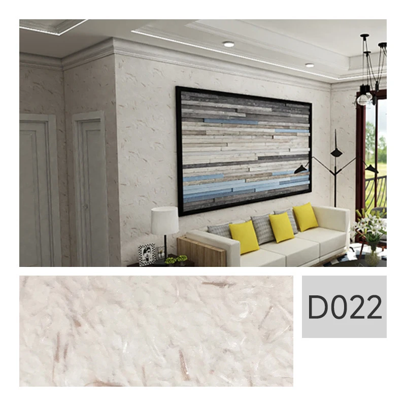 Wall Clothing Living Room Wall Decoration Plant Fiber Coating Waterproof Mud Instead Of Wallpaper Stickers