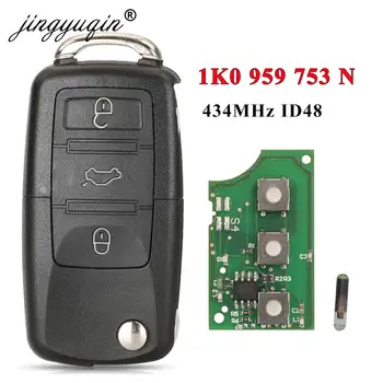 Keyforkess chiave a distanza dell'automobile per idid48 per VW PASSAT b5 b6 Skoda Fabia Octavia Fabia CADDY GOLF JETTA POLO