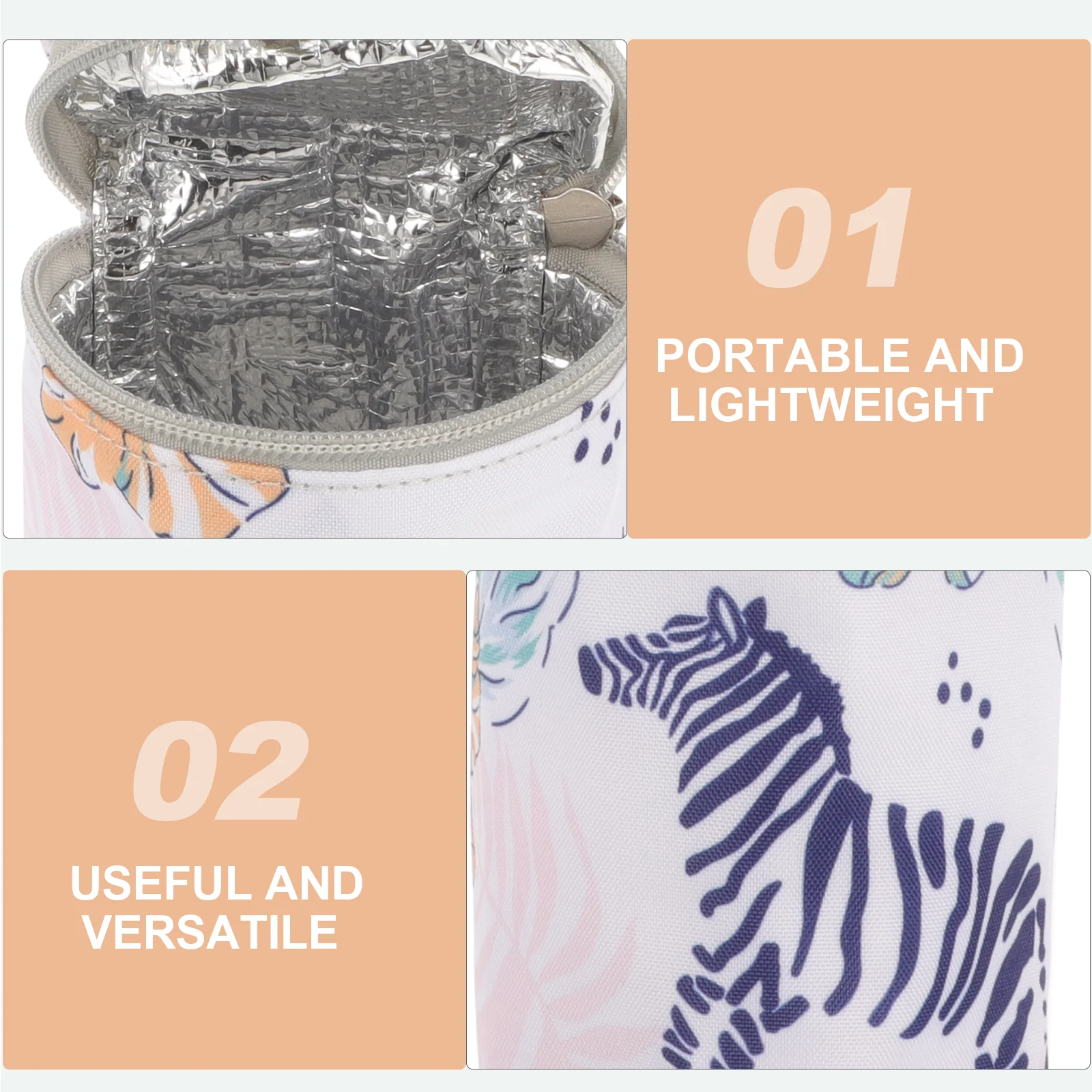 Baby Thermal Bag Insulated Milk Bottle for Travel Insulation Feeding Bottles 300d Oxford Cloth Insulating 5