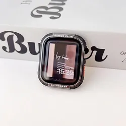 Titanium Protective Case with Glass Film - 45mm Series 9 8 7 (Titanium Black)