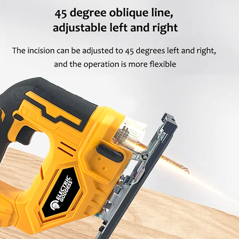 Cordless Jigsaw Electric Jig Saw Portable Multi-Function Woodworking Power Tool for Makita 18V Battery 5