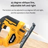 Cordless Jigsaw Electric Jig Saw Portable Multi-Function Woodworking Power Tool for Makita 18V Battery 5