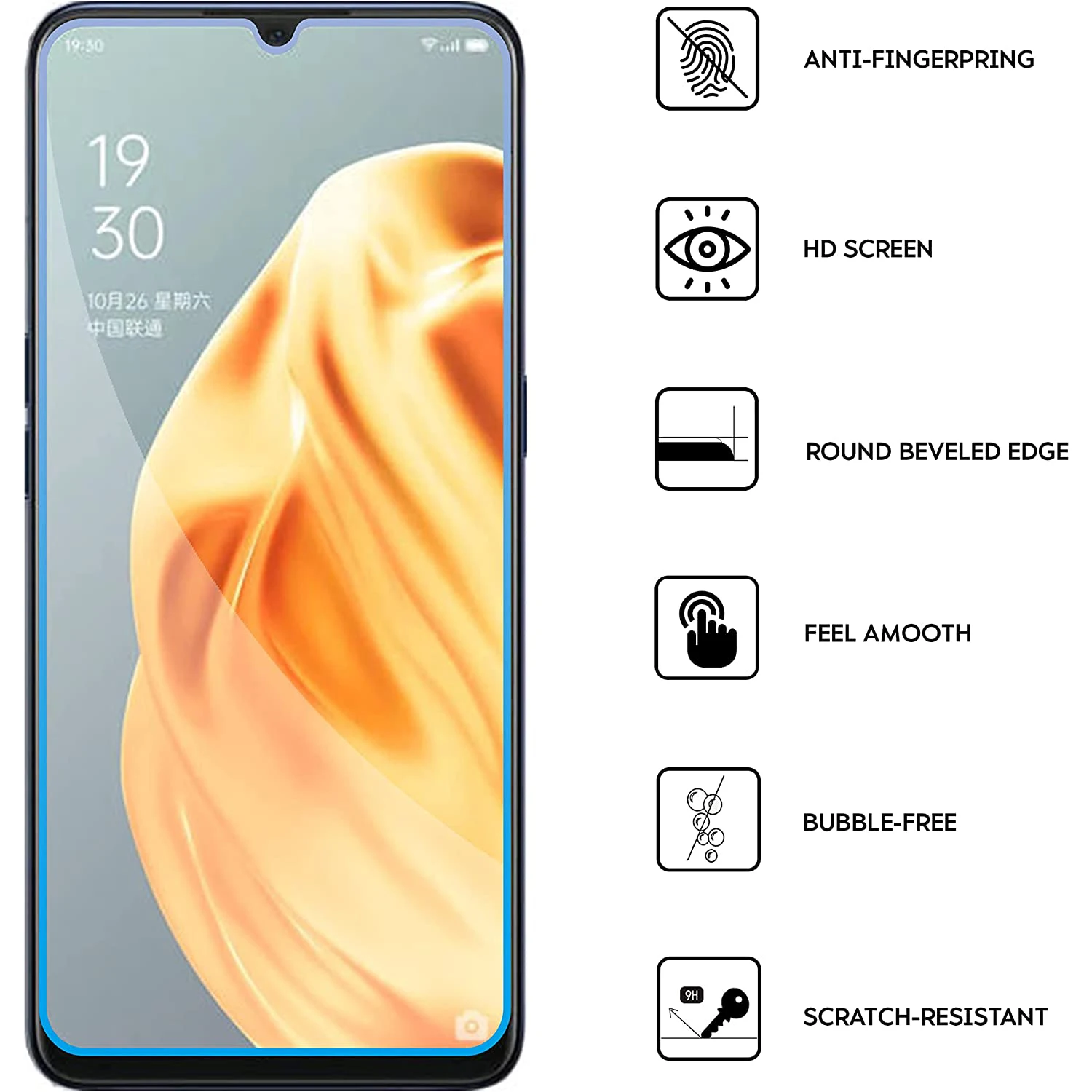 HD Tempered Glass Film Screen Protector - 2/3/4 Pack