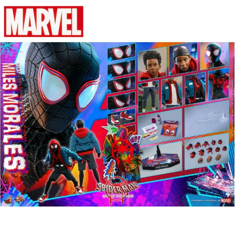 Оригинальные игрушки Hottoys Ht 1/6 Mms567 майль Моралес Человек-паук в движении Аниме фигурки коллекционные игрушечные модели