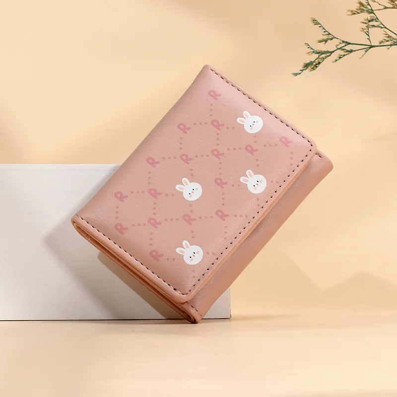 

New Korean Version of Small Purse Ladies Purse Short Style Girl Student Fashion Cartoon Purse Money