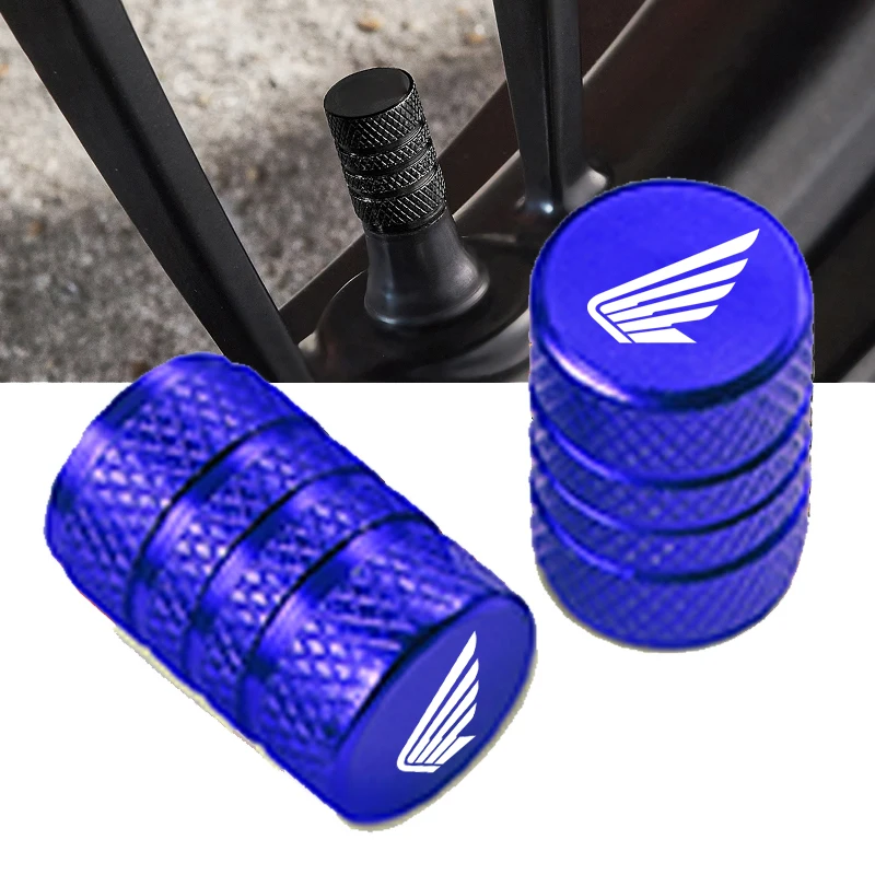 Motorcycle Wheel Tire Valve Caps Tyre Stem Covers For Honda moto All Year  Motorcycle CNC Wheel Air Valve Stem Covers Tire AliExpress