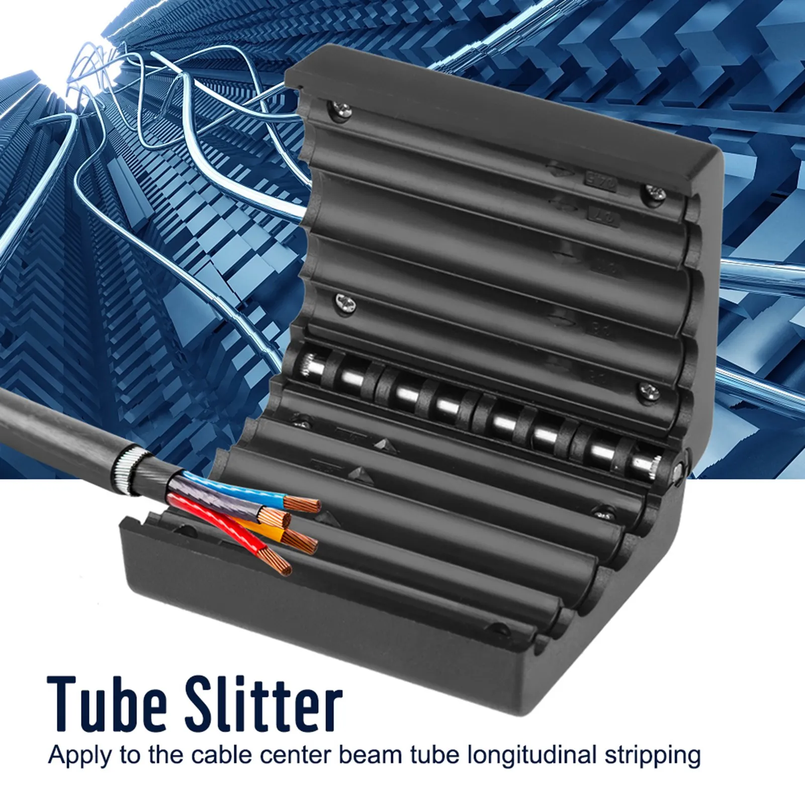 Cable stripper 4.5-11mm Ribbon Cable Stripper Fiber Optic Loose Tube Slitter
