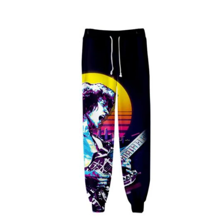 Rock Singer Eddie Van Halen Sweat Pants 3D Joggers Pants Casual Trousers Men/Women Hip Hop Sweatpants Pantalon Homme Streetwear 4