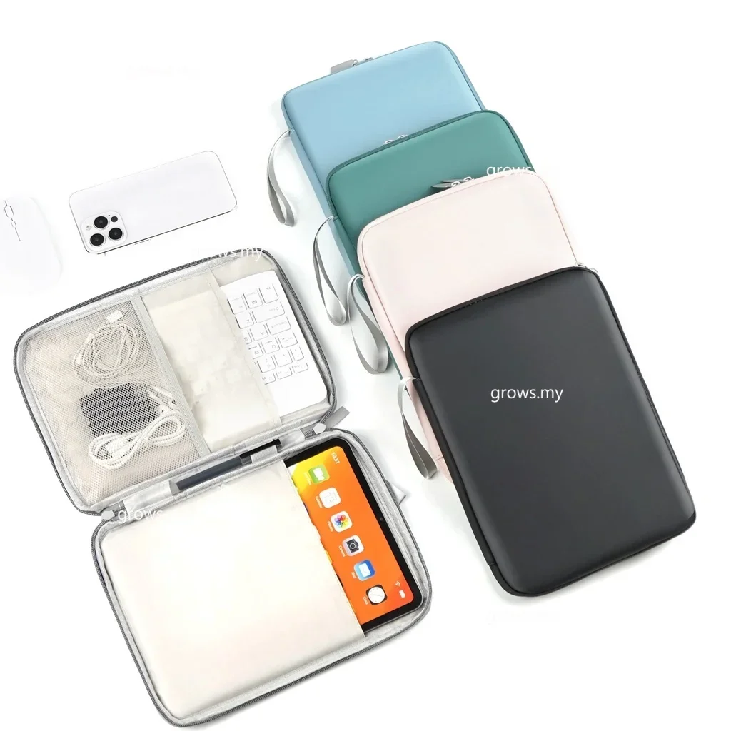 

8-13 inch Handbag Case for Xiaomi Pad 5 6 Pro 11 Inch Redmi Pad SE 11/Pad 10.61"Mi Pad 5 pro 12.4 Shockproof Pouch Multi Pockets