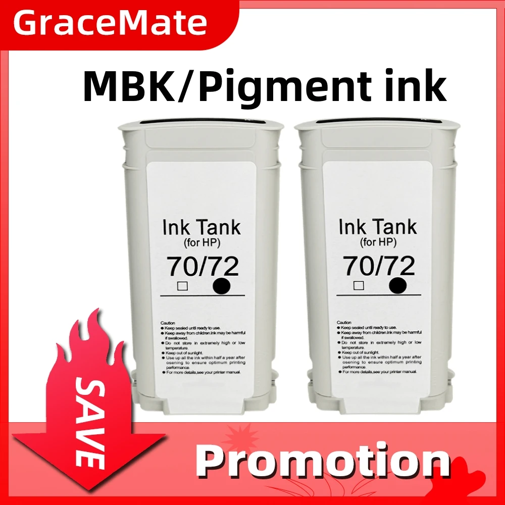 

DMYON 72 MBK Ink Cartridge with Pigment Ink Replacement for Hp72 Ink Cartridge T610 T620 T770 T790 T1100 T1120 T1200 T1300 T2300