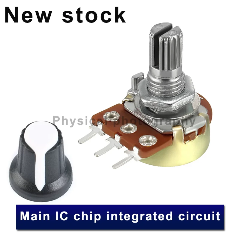 25sets WH148 10k 50k Amplifier Potentiometer B1K B2K B5K B10K B20K B50K B100K B250K B500K Ohms 3Pin Adjustable Resistor