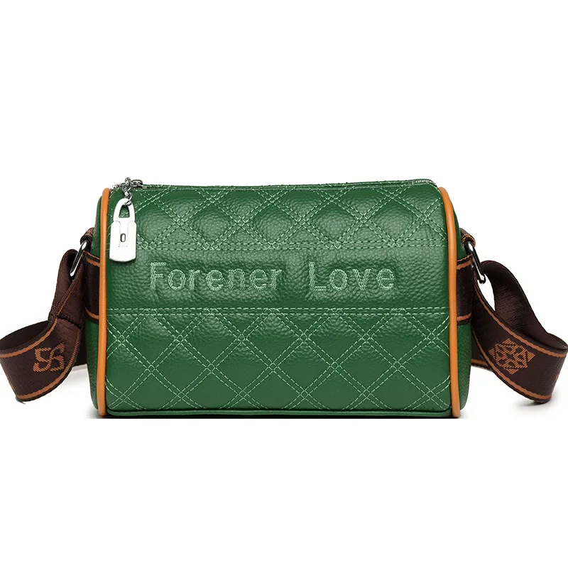 

Fashion Casual Trend Sling Quilted Luxury Designer Handbags Women Genuine Leather Plaid Lady Tote Vintage Shoulder Messenger Bag