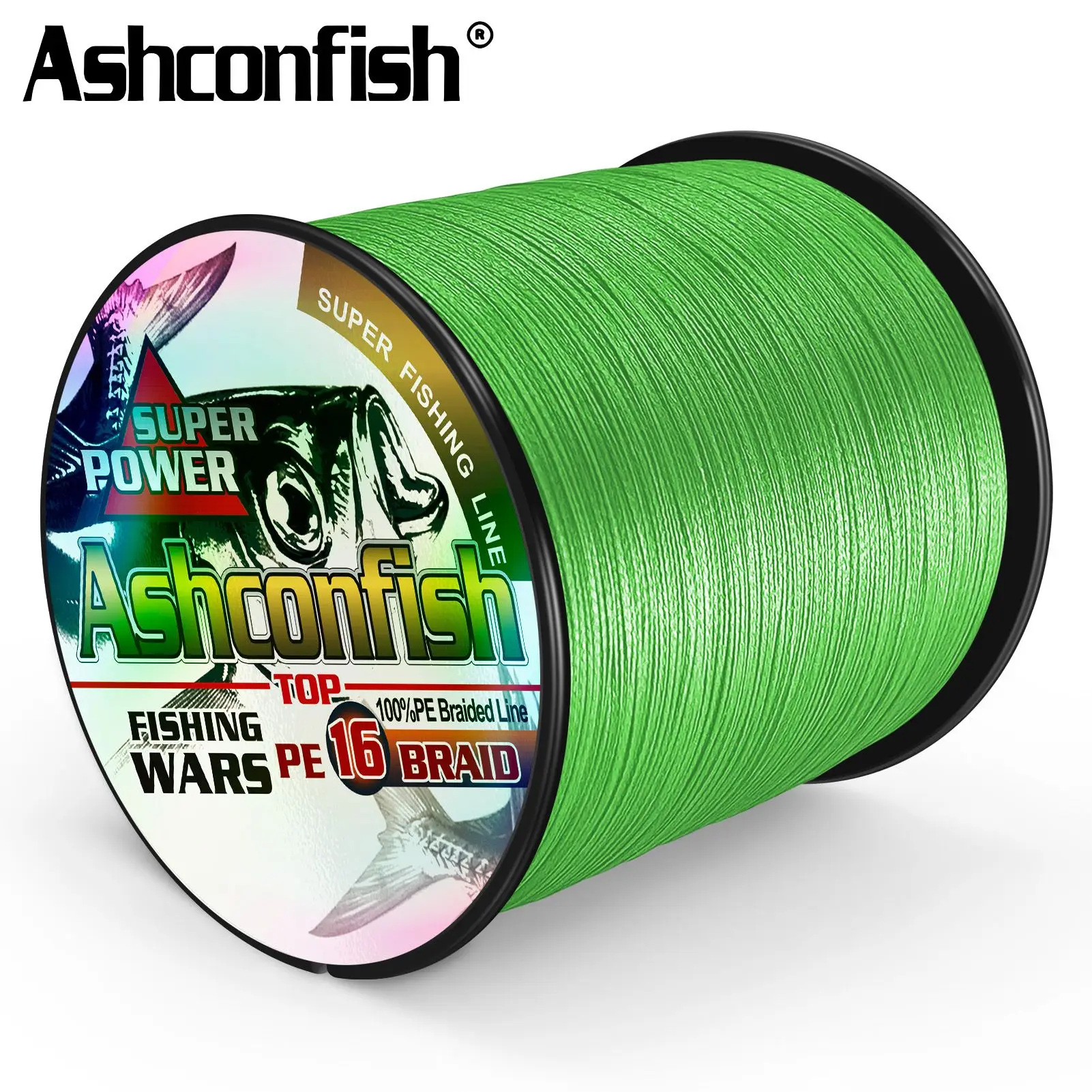 Ashconfish 16 Strands Braided Fishing Line Super Strong Saltwater 20LB-500LBS Hollow Core 500M Multifilament PE Line Japan fishing line fishing tackle