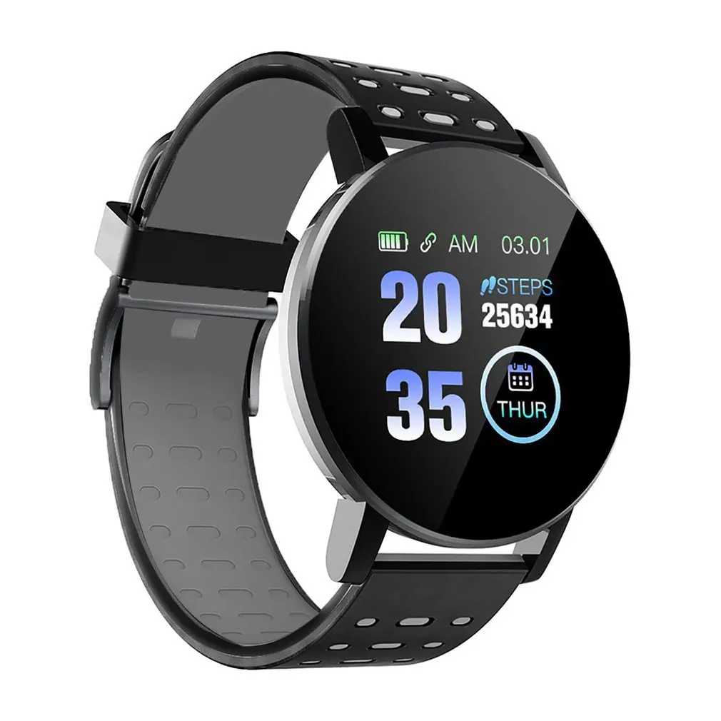 

Smart Watch 119Plus Fitness Tracker Smart Wristband Heart Rate Monitoring Smart Watch For Women And Men