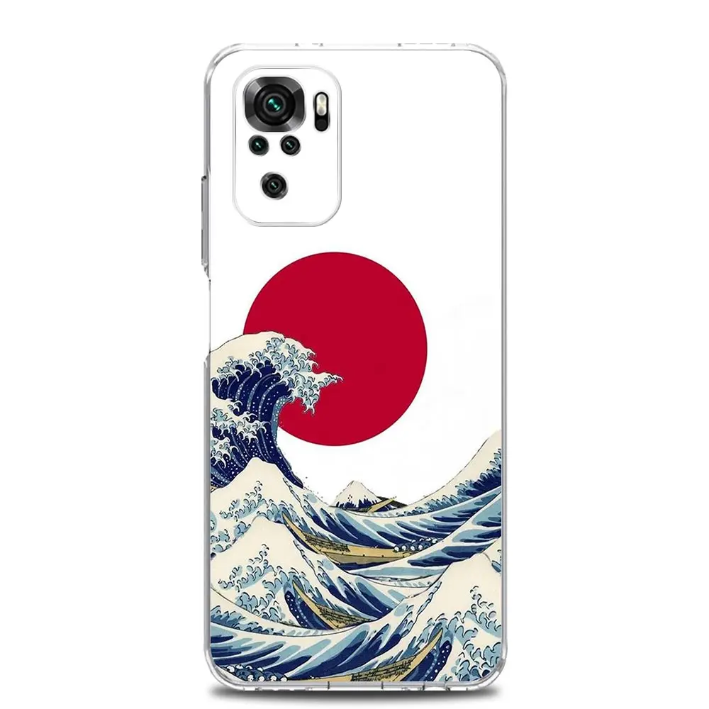 Phone Case with The Great Wave of Kanagawa Design