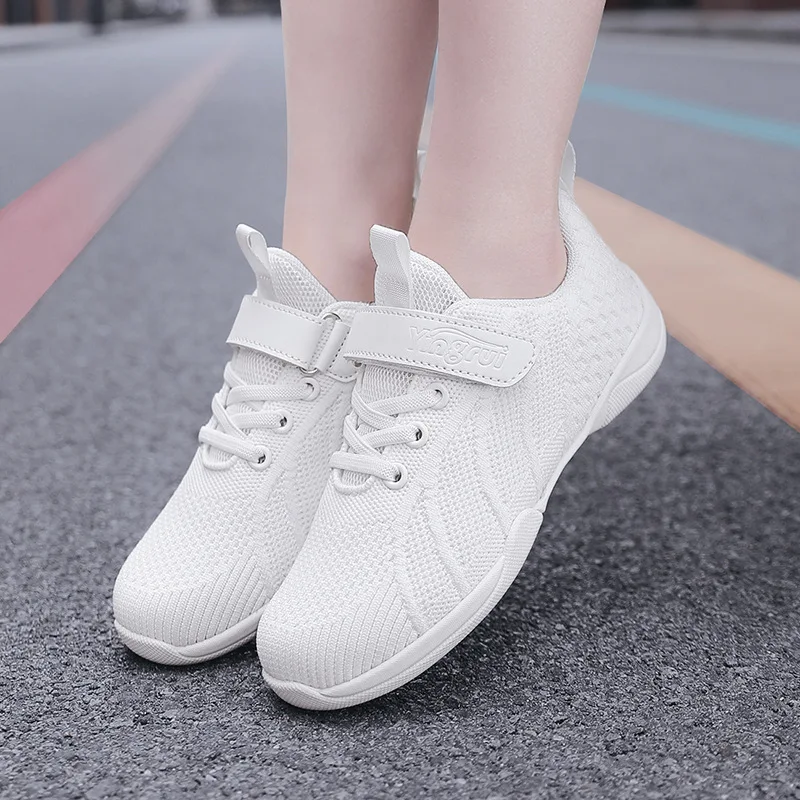 

Women's competitive aerobics shoes cheerleading gymnastics shoes training competition white shoes children