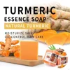 100g Natural Turmeric Soap with Goat Milk & Silk Protein Aloe Soap, Ginger, Sea Salt , Wormwood, Lemon Essential Oil Lemon Soap 3