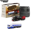 Turbo Racing C50-T 1:76 C50 Remote Control Truck Simulated Vehicle Lights and Horn RTR Version Toy Car 1