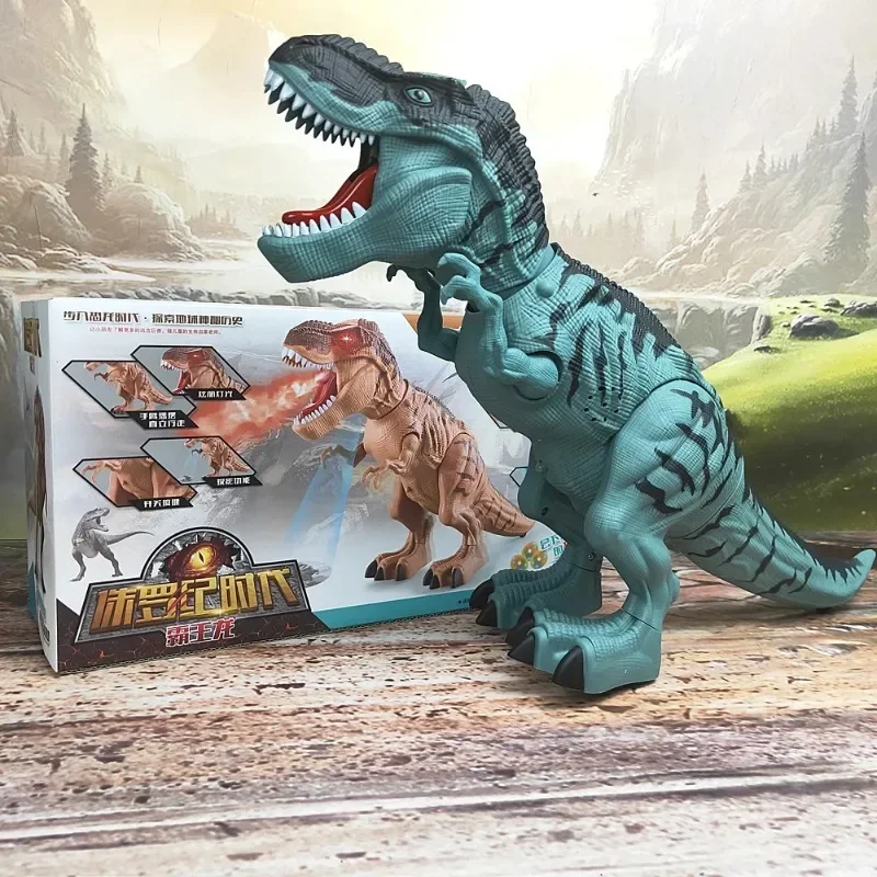 Electric Toy Large Size Walking Spray Lay Eggs Dinosaur Robot With Light Sound Mechanical Dinosaurs Model Toys 5