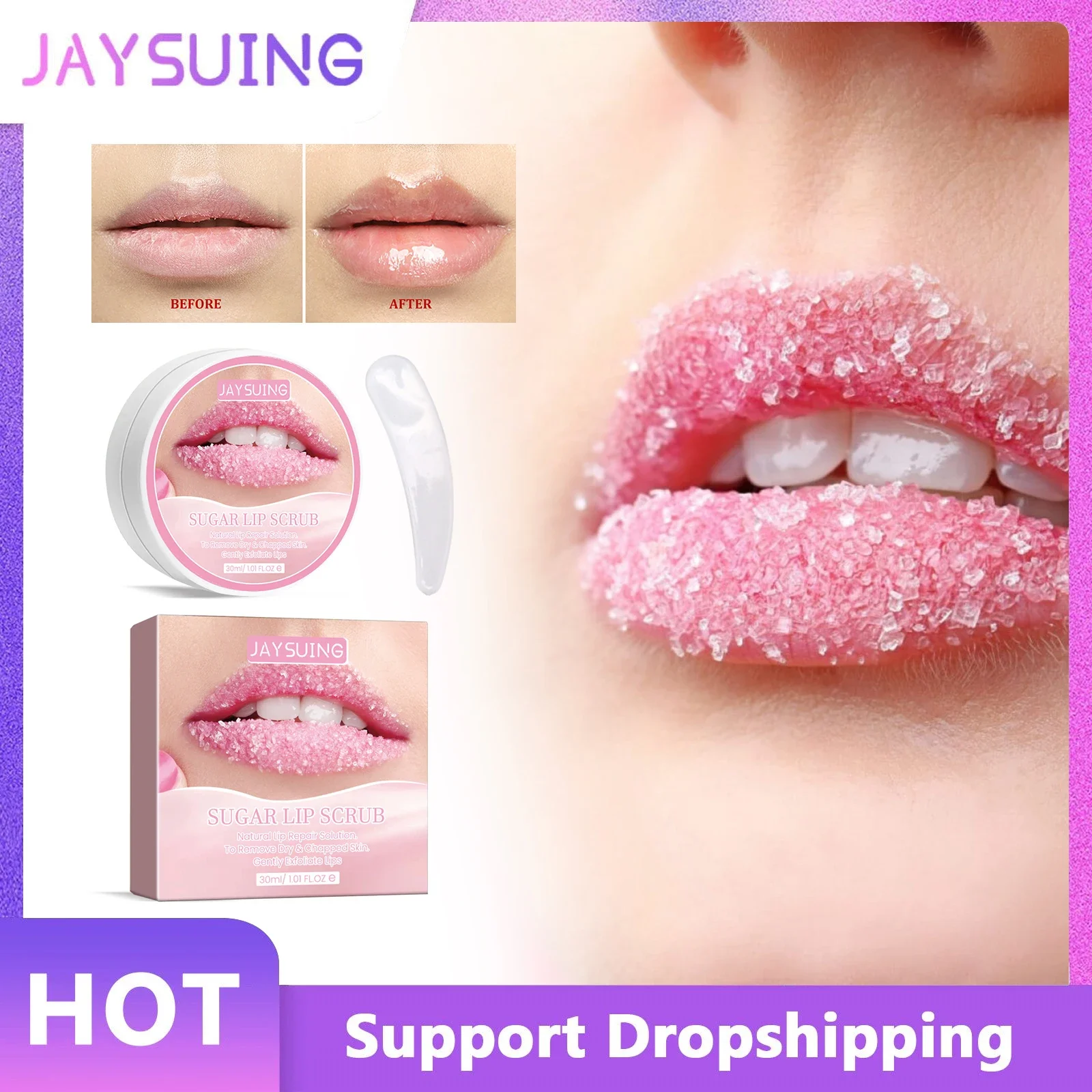 

Lip Lightening Scrub Pink Lip Balm Remove Black Lip Dead Skin Reduce Pigmentation Fade Lips Lines Repair Brighten Lip Care Cream