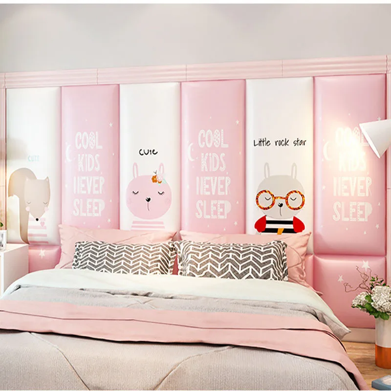 

Cartoon Kids Bed Headboard Anti-collision Wall Panels Bedroom Furniture Cabecero Cama 135 Head Board Tete De Lit 침대헤드