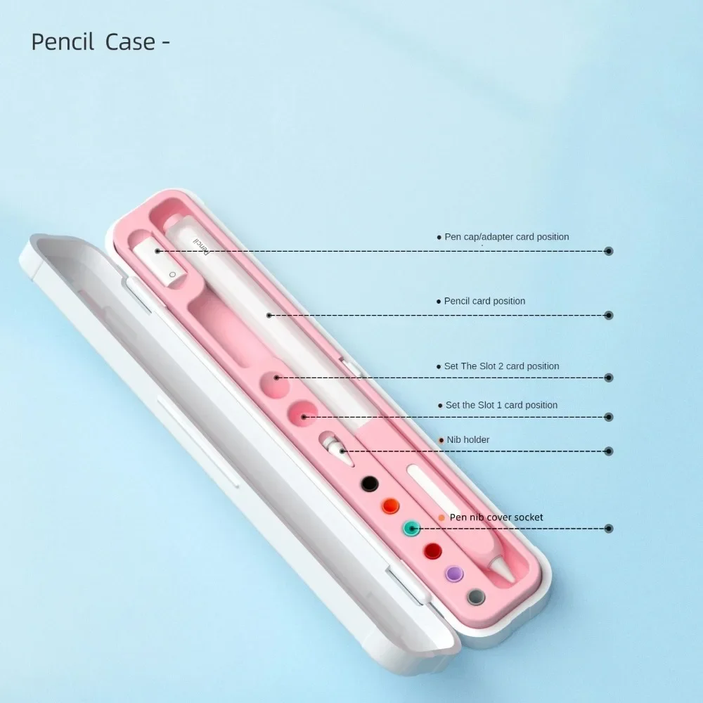 Portable Touch Screen Pen Storage Case - Protective Stylus Holder Box