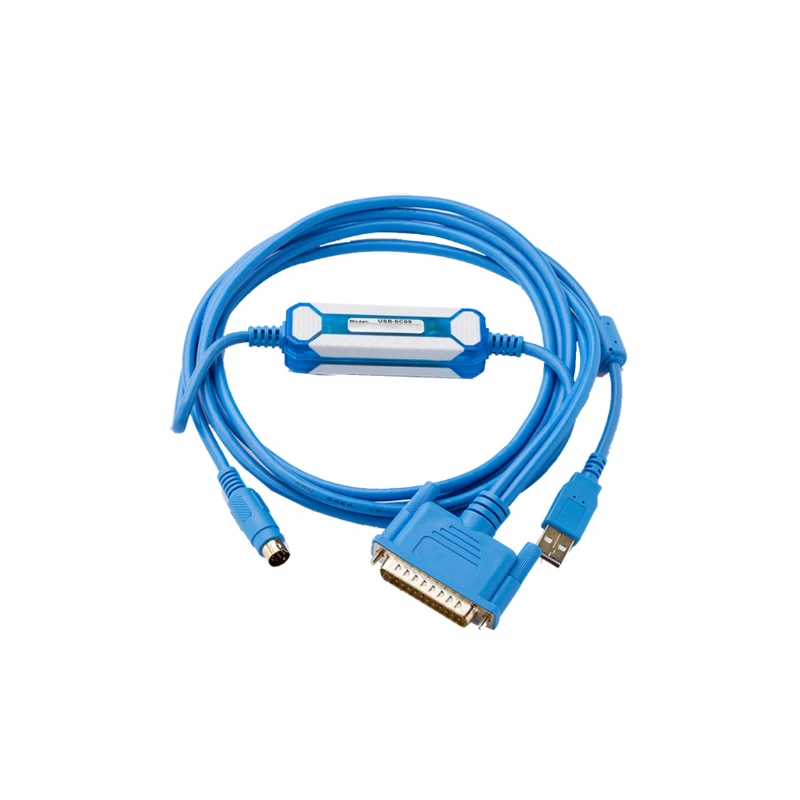 

SC-09 Serial Cable RS232 Port Suitable Mitsubishi FX/A Series PLC Programming Cable USB-SC09 Download Cable USBSC09