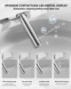 Luxury Smart Toilet with Warm Water Sprayer and Dryer Foot Sensor Operation Heated Bidet Seat Raised Tankless Toilet with LED 6