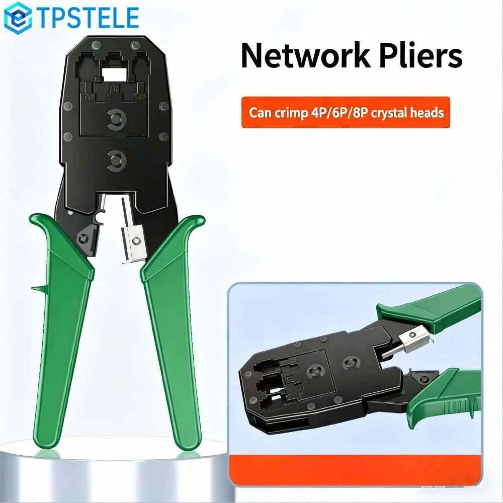 12피스 네트워크 툴킷 (네트워크 테스터 및 케이블 크림핑 툴 세트 포함)