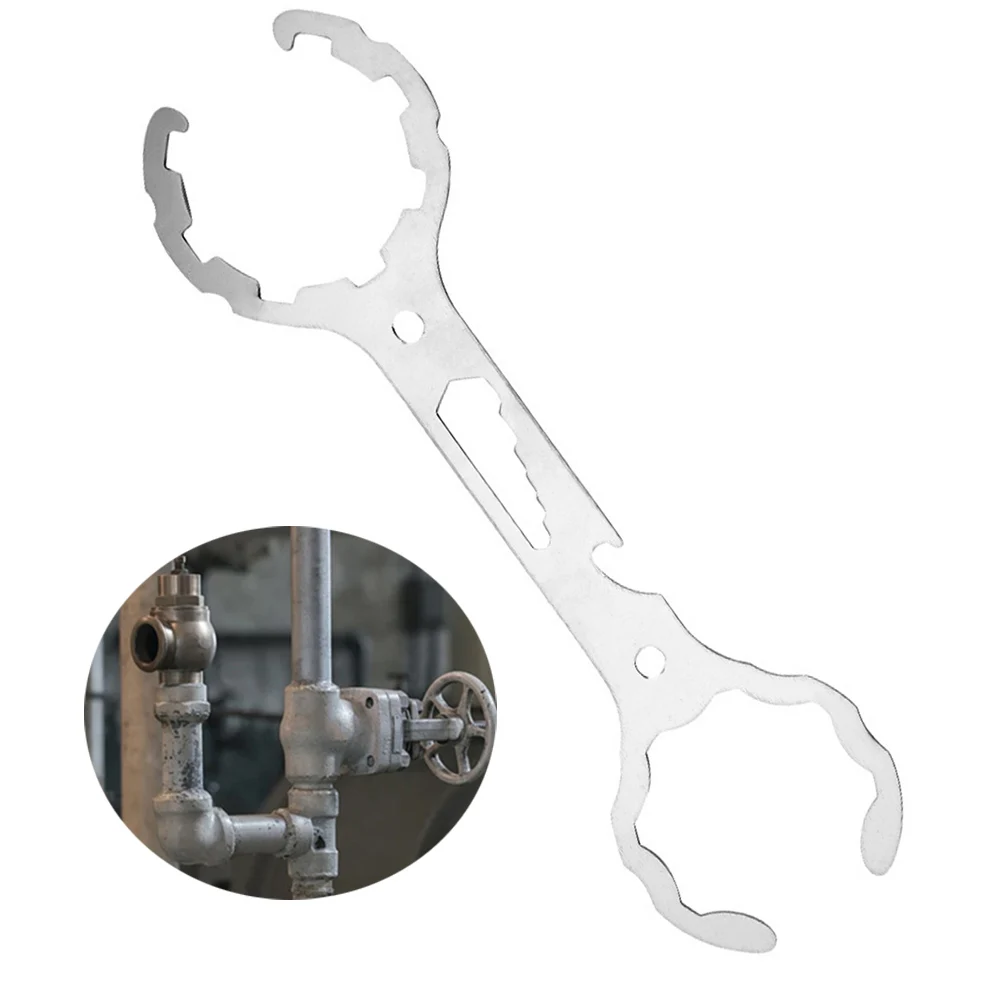 컴팩트 밸브 도구 21cm X 6.4cm 가스 실린더 렌치 편안한 손잡이 디자인 컴팩트 사이즈 도구 오목 볼록 기어 디자인