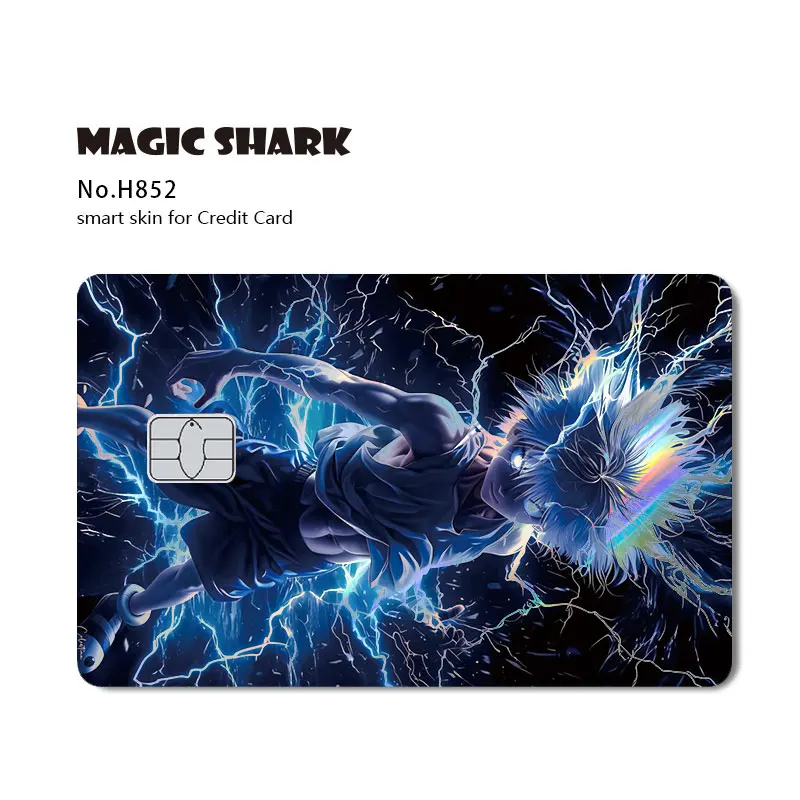 Holographic Anime Hunter X Hunter Card Skin Sticker