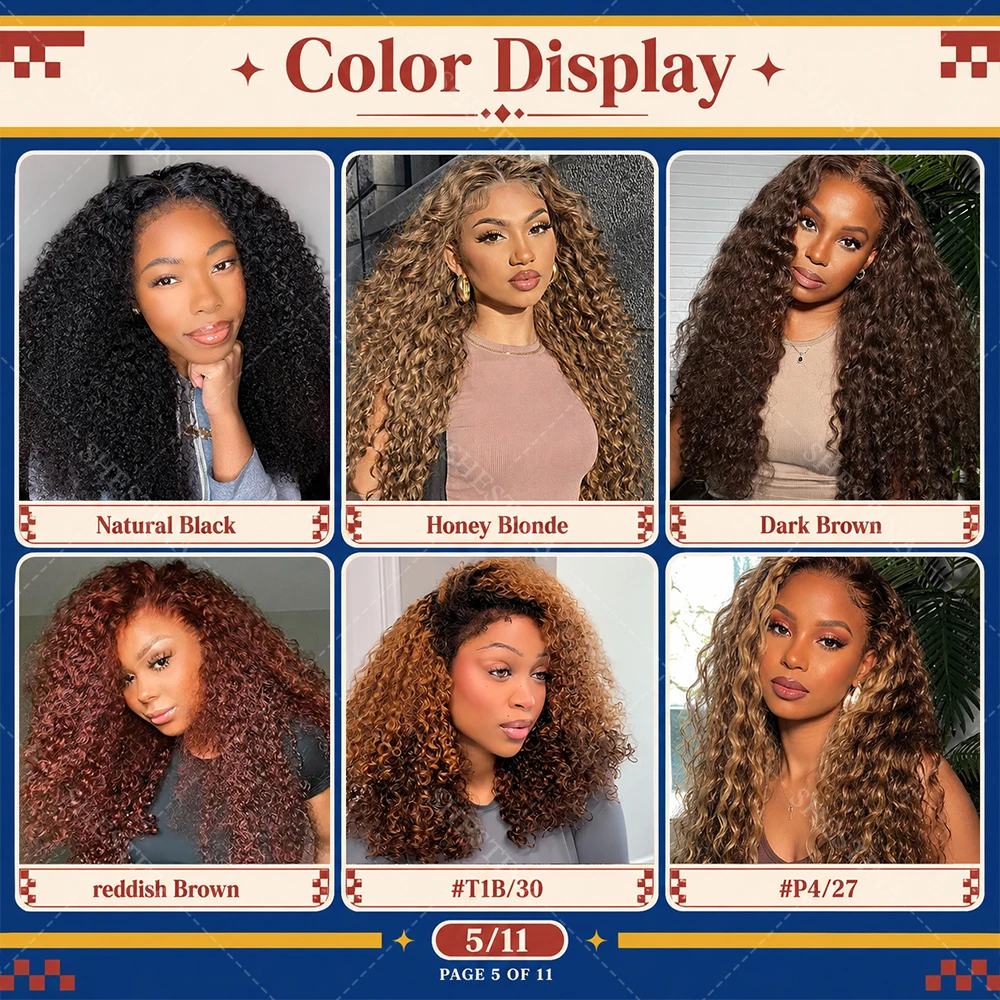 #33 Auburn Copper Small Spirals Curly Miracle Knots Crochet Human Hair For Braids Reddish Brown Afro Kinky Curly Crochet Bundles 6