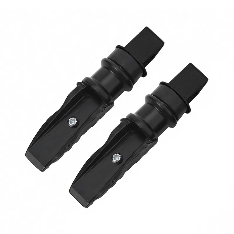 8MM Hole Aluminum Motorcycle Rear Passenger Foot Pegs Pedals Footrest Scooter Foot-Peg Motorbike Pedal Modification 2pcs /set