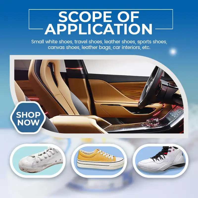 White Shoe Cleaning Cream Multi-functional Cleaning, Brightening, Whitening And Yellowing Maintenance Of sports Shoes Dropship 5