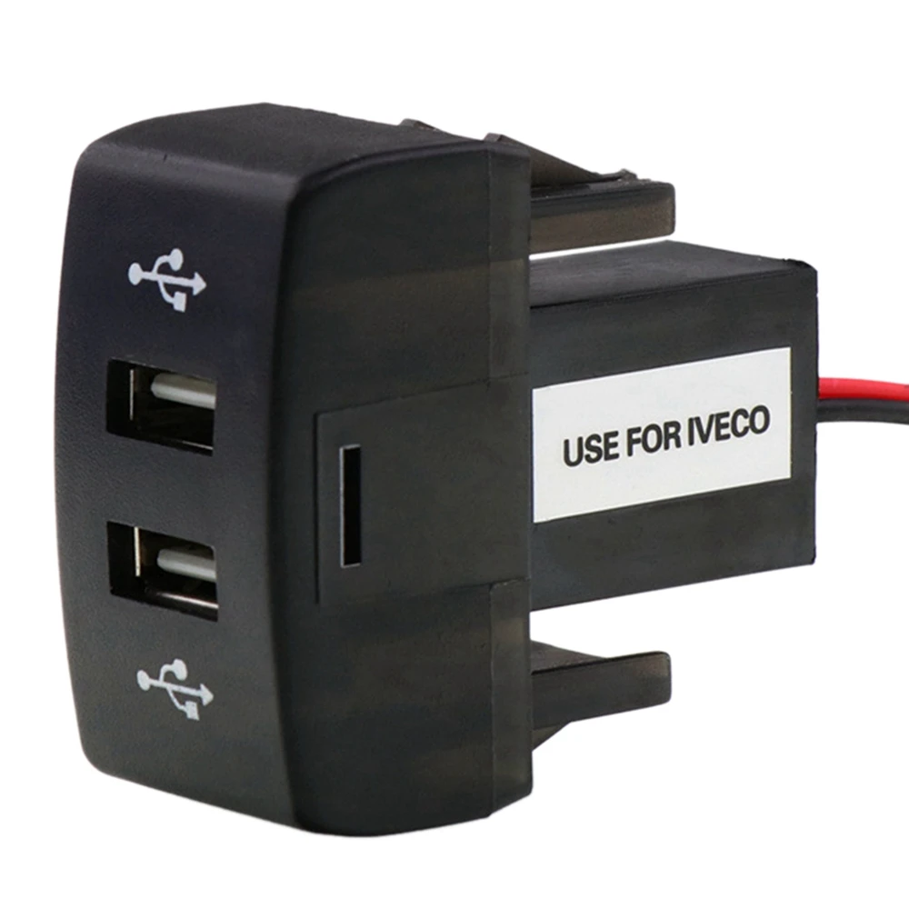   USB , USB  , Iveco Ʈ Stralis Hi-Way Eurocargo, ڵ ׼, 5V 2.1A