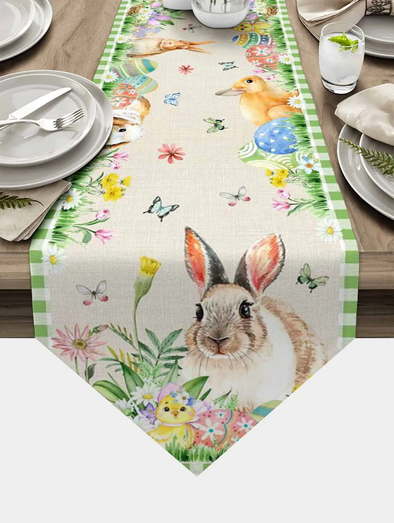 Soild Table Runner Nordic Decorative Style Table Runner Flower Pattern Table Runner for Hotel Home Dinner Table Cloth Wedding