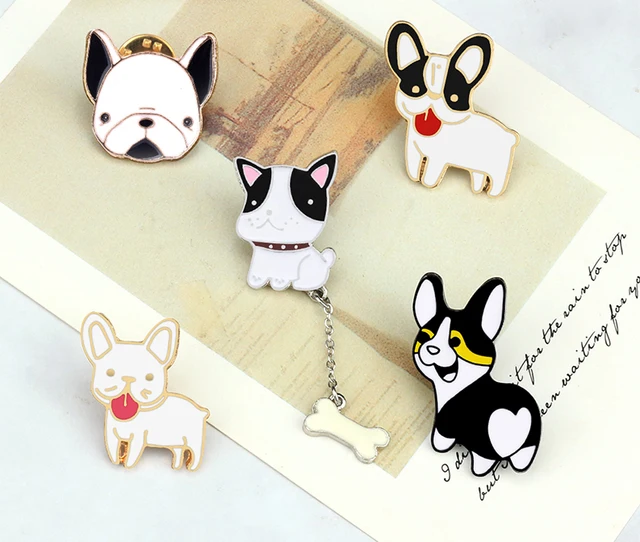Loungefly Corgi Lucky Corgi Enamel Brooch Cute Dog Lapel Pin