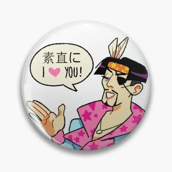 Настраиваемая мягкая булавка для кнопки Idol Majima креативная металлическая шляпа