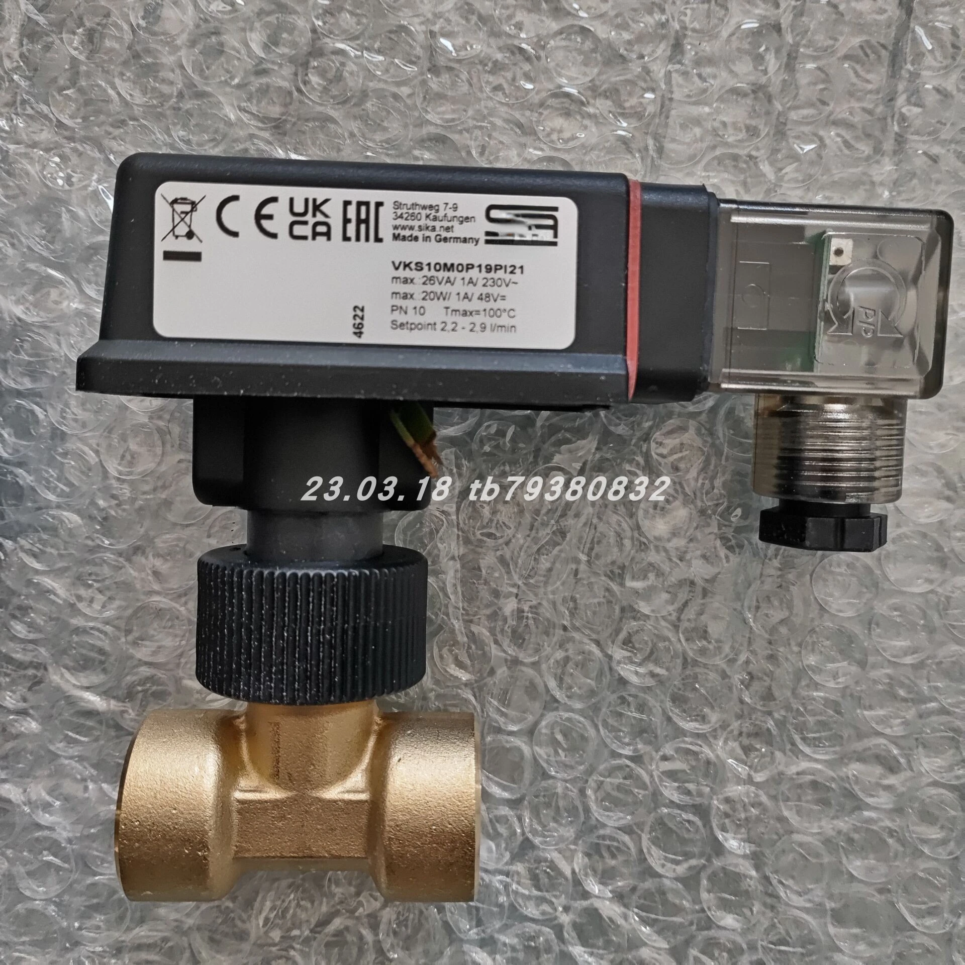 

Переключатель потока SIKA VKS10M0P19PI21 VHS40M01171/71