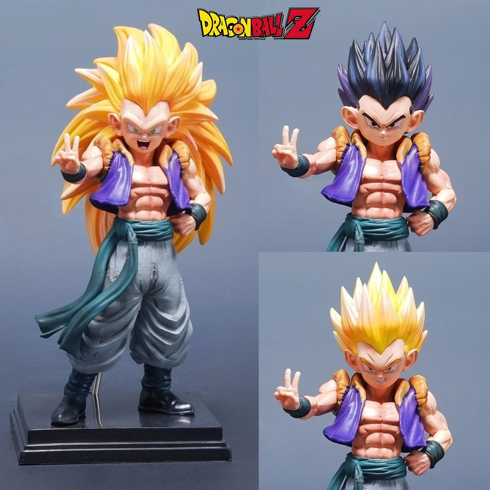 22cm/8.66in Anime Dragon Ball Figure Gotenks Action Figures Pvc Statue Desktop Ornamen Collection Model Toys Gifts